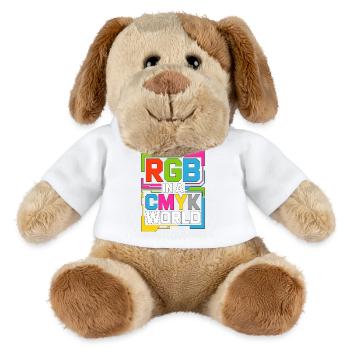 Print Designer RGB In A CMYK World Print Expert - MiniFeet® Dog Helge - white - Front