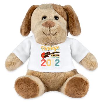 Vintage 2012 Limited Electric Guitar Retro Design - MiniFeet® Hund Helge - Weiß - Vorne