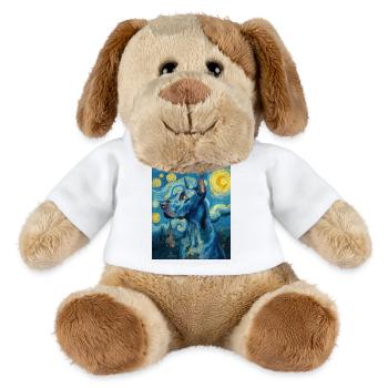 Deutsche Dogge - MiniFeet® Hund Helge - Weiß - Vorne