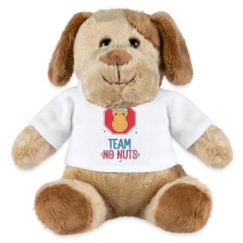 Gender Reveal Team No Nuts Babyparty Team Pink - MiniFeet® Hund Helge - Weiß - Vorne