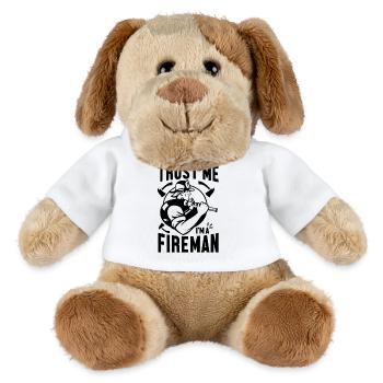 Fire brigade - MiniFeet® Dog Helge - white - Front