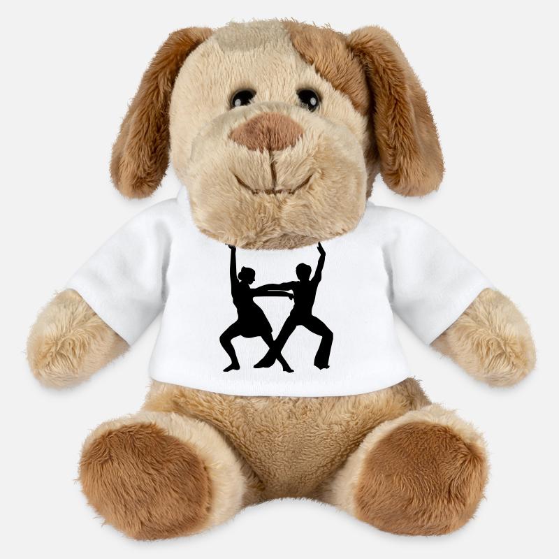 Danse, danse, danse - Chien en peluche Helge MiniFeet® - blanc
