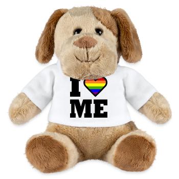 I love me - MiniFeet® Hund Helge - Weiß - Vorne