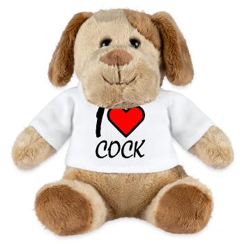 I love cock - Cagnolino Helge di MiniFeet® - bianco - Fronte