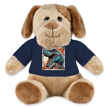 Dinosaur / Animal / Prehistoric / Reptile / Boys - MiniFeet® Dog Helge - french navy - Front