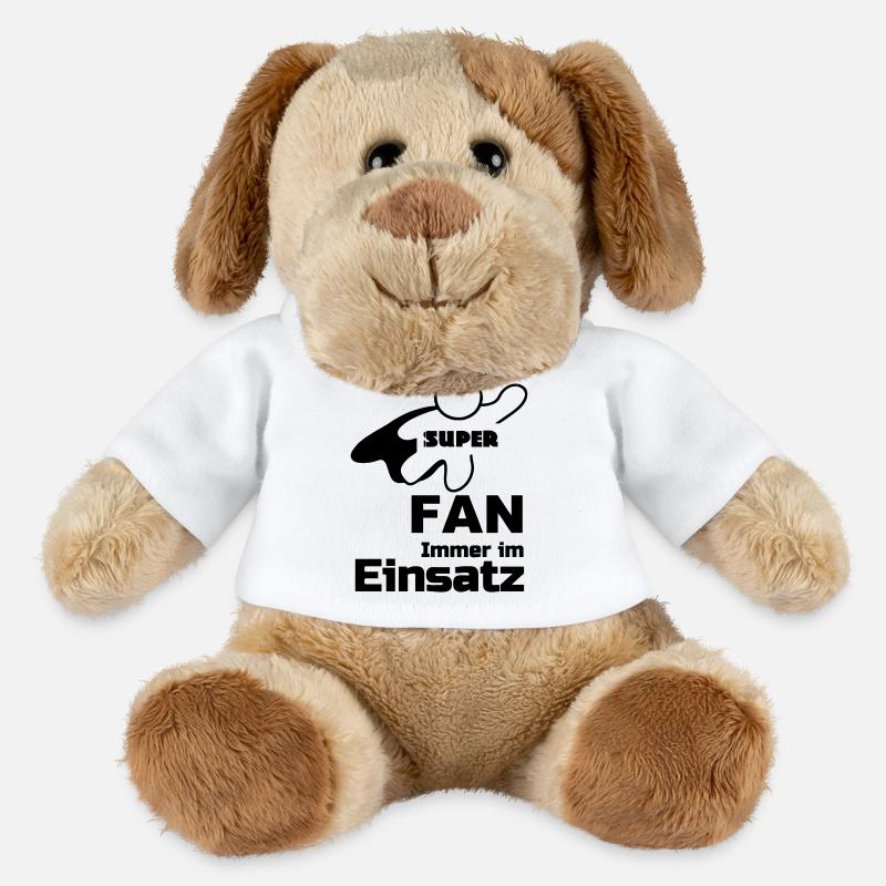 Super Fan Geschenk - MiniFeet® Hund Helge - Weiß