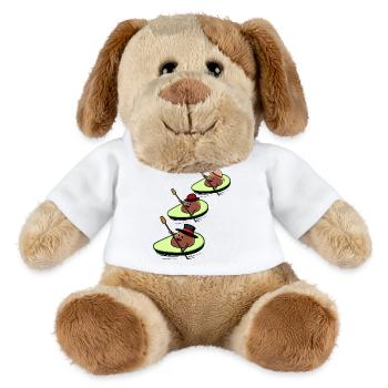 Canoe Avocado Race Paddle Boat Kids Child - MiniFeet® Dog Helge - white - Front