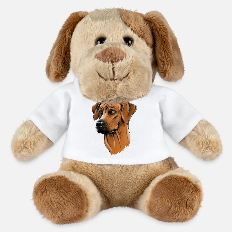 Rhodesian Ridgeback - MiniFeet® Hund Helge - Weiß