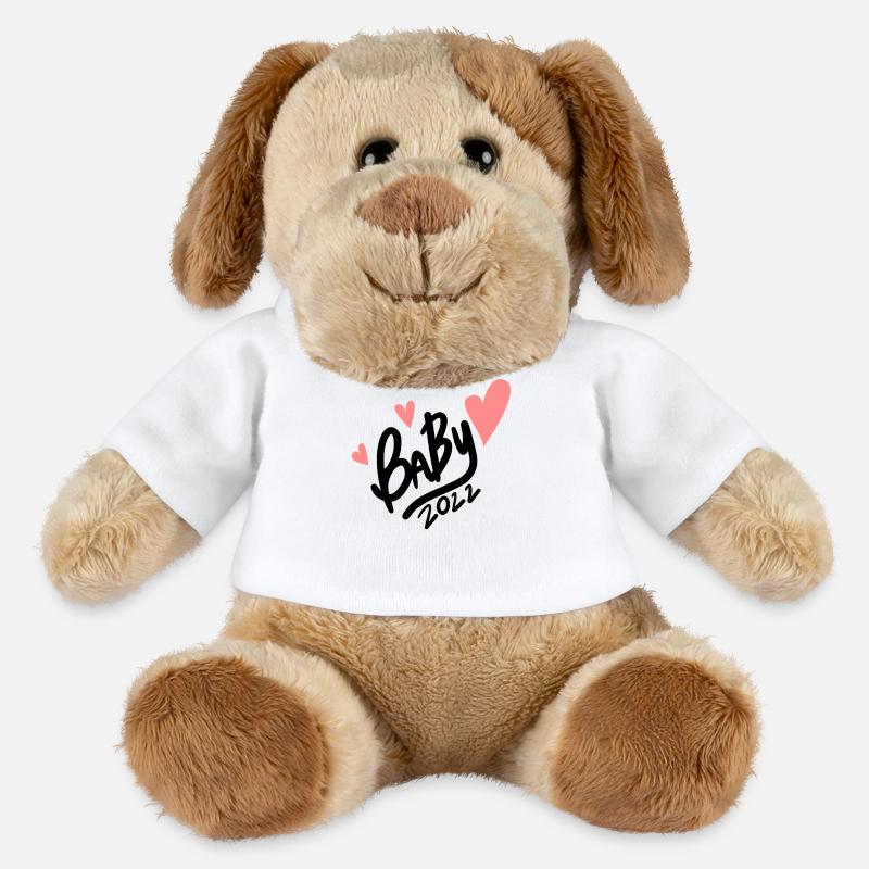 Bébé 2022 - Naissance Enceinte 2022 - Chien en peluche Helge MiniFeet® - blanc
