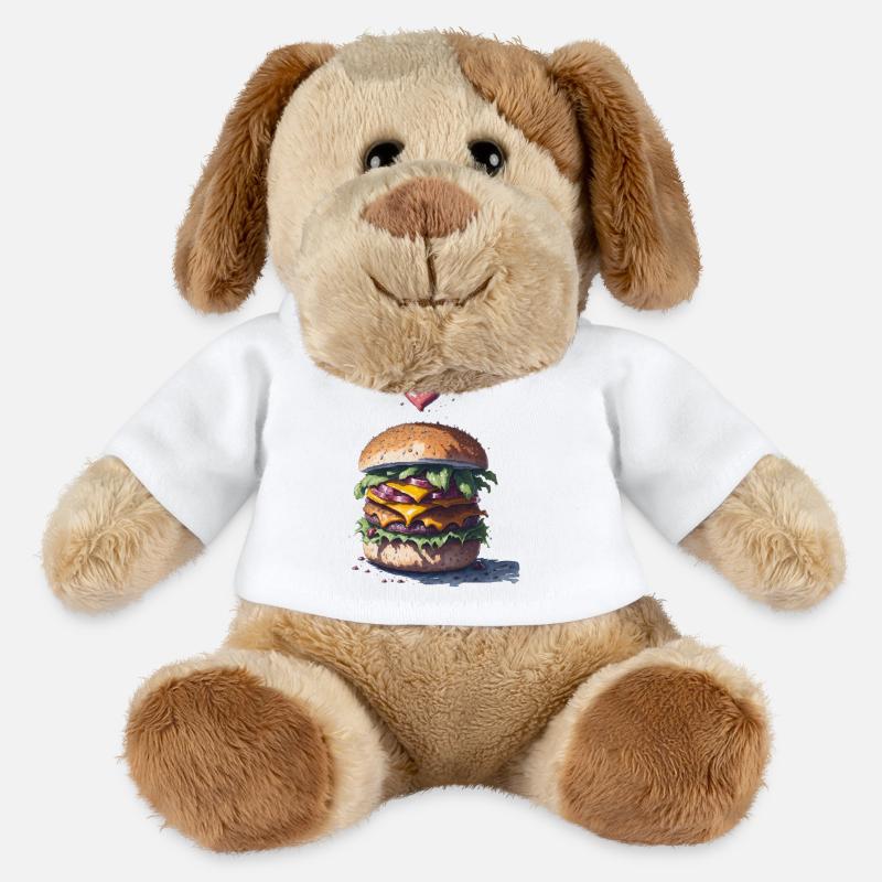 Burger - MiniFeet® Hund Helge - Weiß