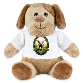Lucky Pig - MiniFeet® Dog Helge - white - Front