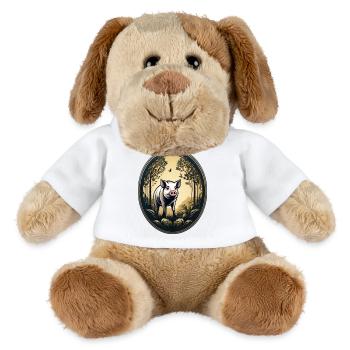 Lucky Pig - MiniFeet® Dog Helge - white - Front