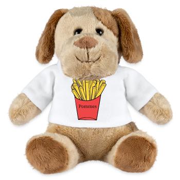 French fries - MiniFeet® Dog Helge - white - Front