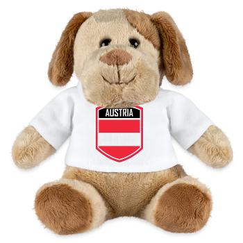 Austria Europe Alps Landmark Vienna - MiniFeet® Dog Helge - white - Front