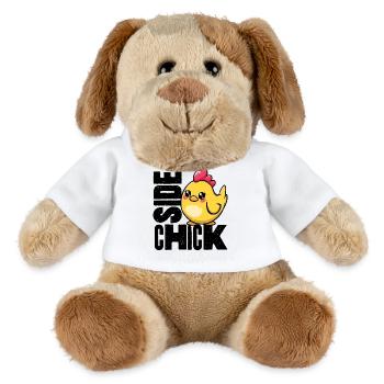 Côté poussin - Chien en peluche Helge MiniFeet® - blanc - Devant