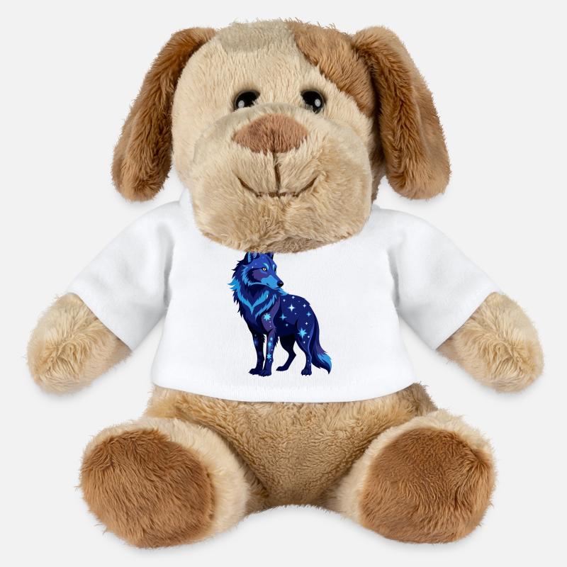 Galaktischer Wolf - MiniFeet® Hund Helge - Weiß
