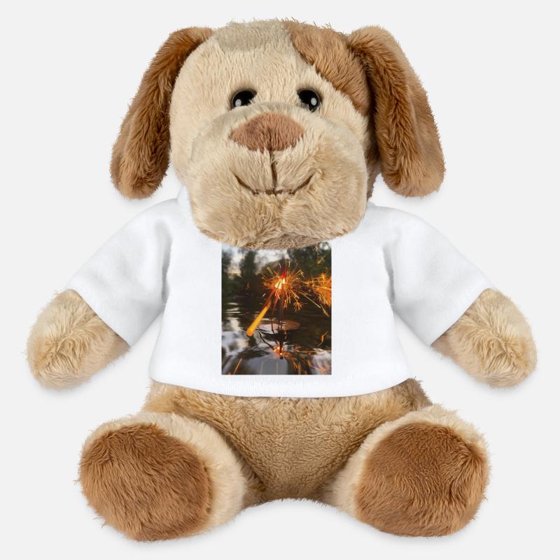 Wunderkerze - MiniFeet® Hund Helge - Weiß