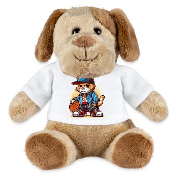 Forced Cat: Spiele Basketball - MiniFeet® Hund Helge - Weiß - Vorne