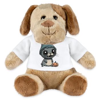Robbe Tier Halloween Zombie - MiniFeet® Hund Helge - Weiß - Vorne