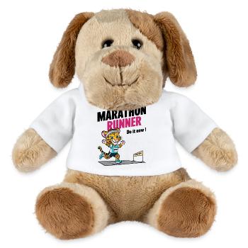 Leopard Marathon Runner - MiniFeet® Dog Helge - white - Front