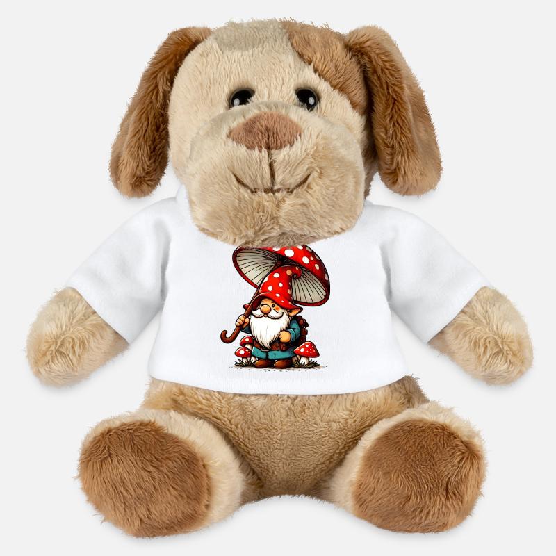 Gnom - MiniFeet® Hund Helge - Weiß