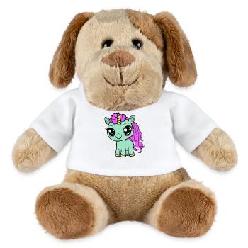 Bébé Licorne Licornes Enfant Enfants Enfant Enfant Cheval - Chien en peluche Helge MiniFeet® - blanc - Devant