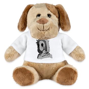 crying mask - MiniFeet® Dog Helge - white - Front