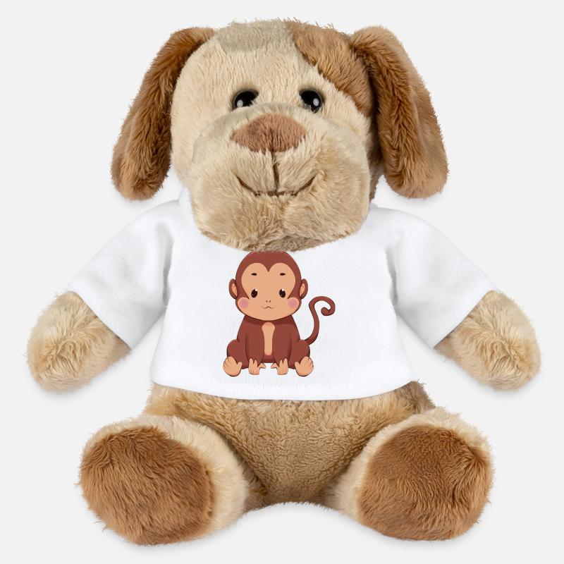 Monkey - MiniFeet® Dog Helge - white