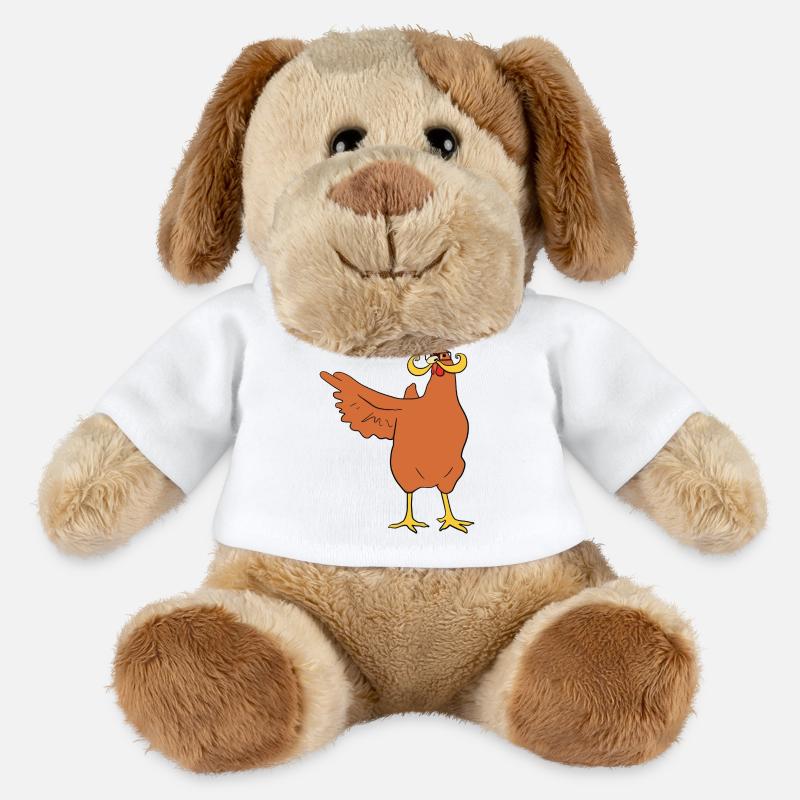 No Chicken Here - MiniFeet® Dog Helge - white