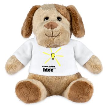Bad idea - MiniFeet® Dog Helge - white - Front