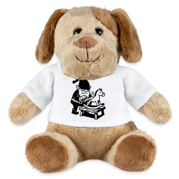 schaukelpferd wicht - MiniFeet® Hund Helge - Weiß - Vorne