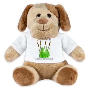 THE FAMOUS SOCIAL REEDS! - MiniFeet® Dog Helge - white - Front