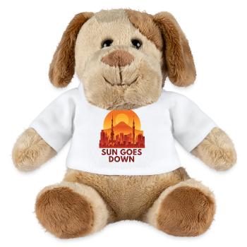 Sonnenuntergang Skyline - MiniFeet® Hund Helge - Weiß - Vorne