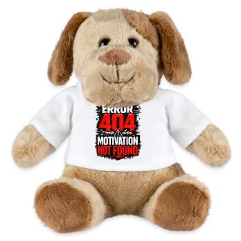 404 Motivation non trouvée Graphique - Chien en peluche Helge MiniFeet® - blanc - Devant