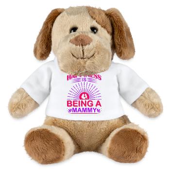 Happiness Is Being A Mammy Mothers Day Shirt - MiniFeet® Dog Helge - white - Front