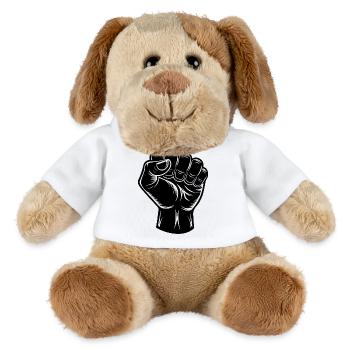 Clenched Fist - MiniFeet® Dog Helge - white - Front