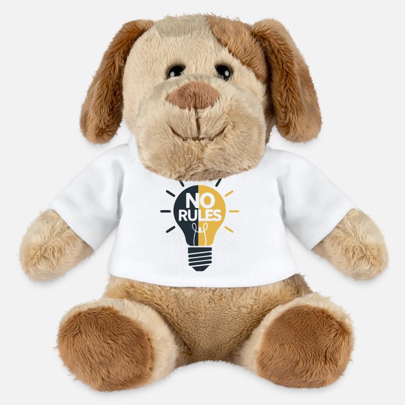 No Rules Lichtkugel Design - MiniFeet® Hund Helge - Weiß