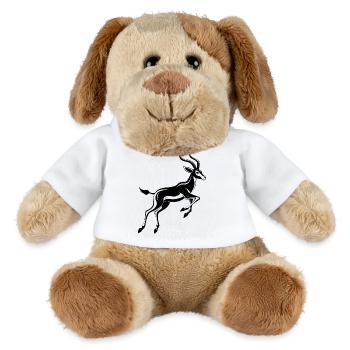 Impala africaine - Chien en peluche Helge MiniFeet® - blanc - Devant