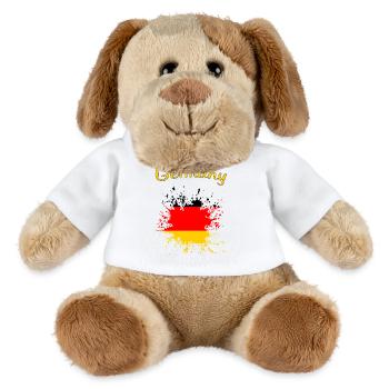 Germany Deutschland - MiniFeet® Hund Helge - Weiß - Vorne