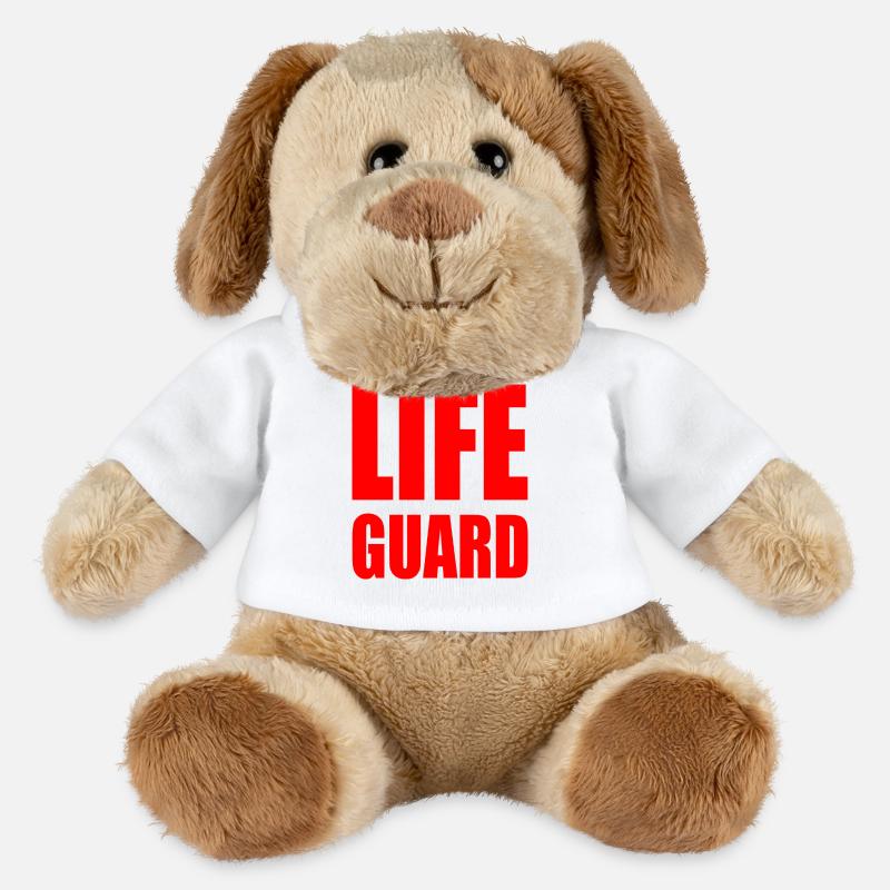 lifeguard - Chien en peluche Helge MiniFeet® - blanc