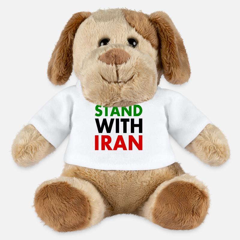 Stand with iran - MiniFeet® Hund Helge - Weiß