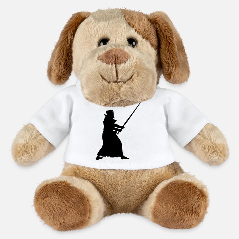 Kendo - Chien en peluche Helge MiniFeet® - blanc