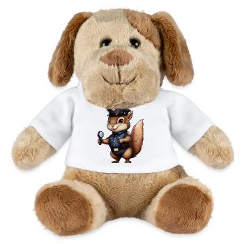 Eichhörnchen Polizistin - MiniFeet® Hund Helge - Weiß - Vorne