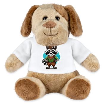 Lederhosen / Animal / Traditional costume / Tradition / Raccoon - MiniFeet® Dog Helge - white - Front