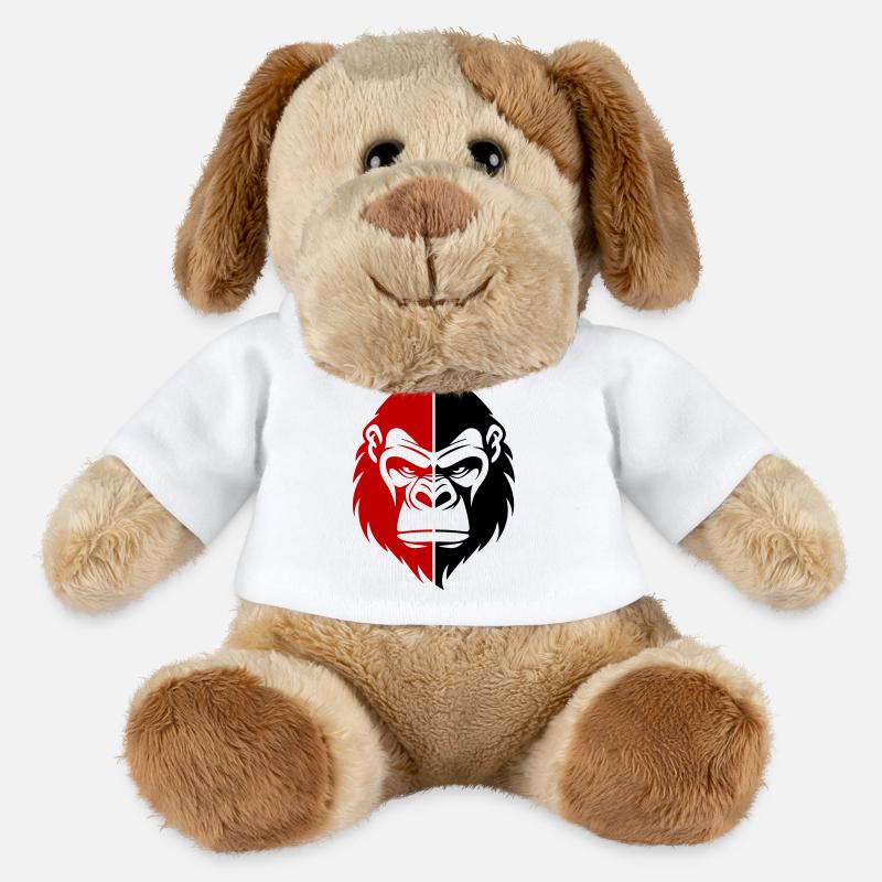 Gorilla Kopf - MiniFeet® Hund Helge - Weiß