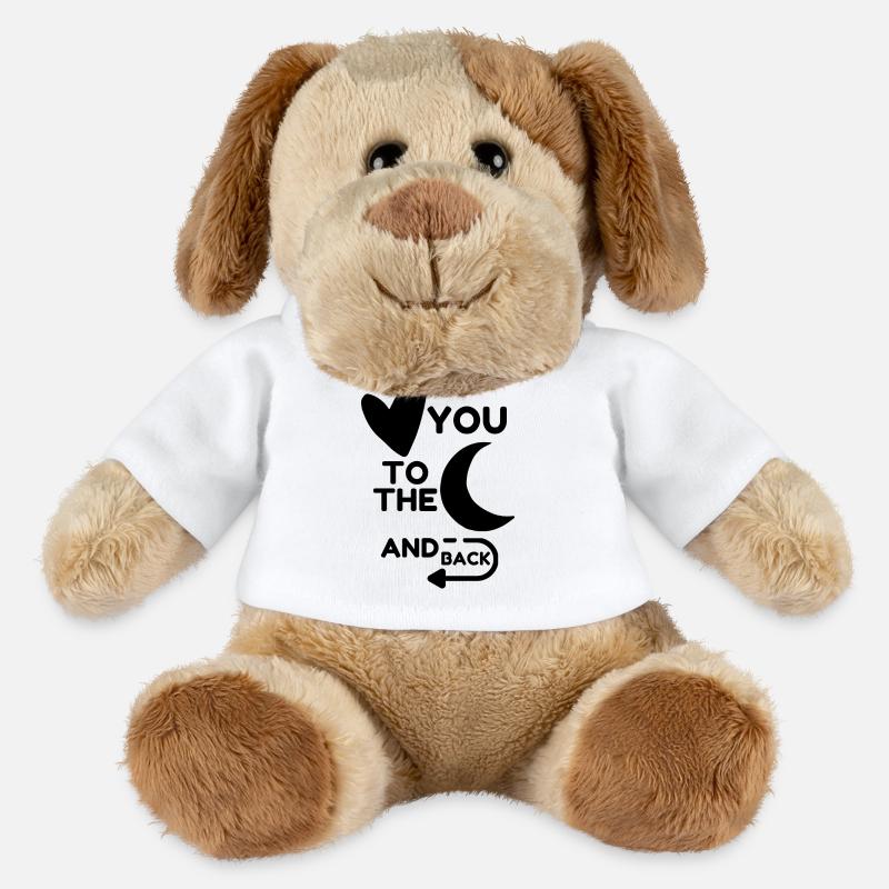 Liebe Valentinstags Beziehung romantisch - MiniFeet® Hund Helge - Weiß