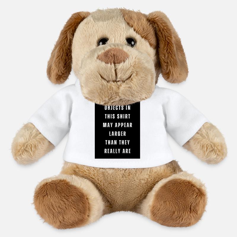 Objects in this shirt may appear larger - MiniFeet® Hund Helge - Weiß