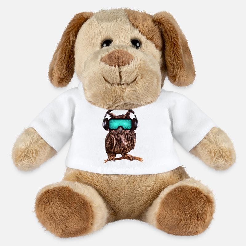 Eule _ 03 - MiniFeet® Hund Helge - Weiß