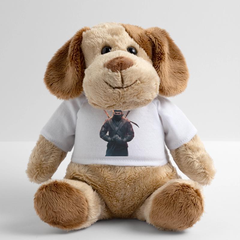 Ninja avec des épées Chien en peluche Helge MiniFeet®