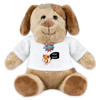 Bäm und nun? - MiniFeet® Hund Helge - Weiß - Vorne